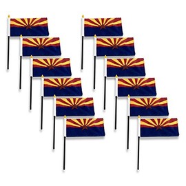 Arizona Flag 4 x 6 inch (12 PK)