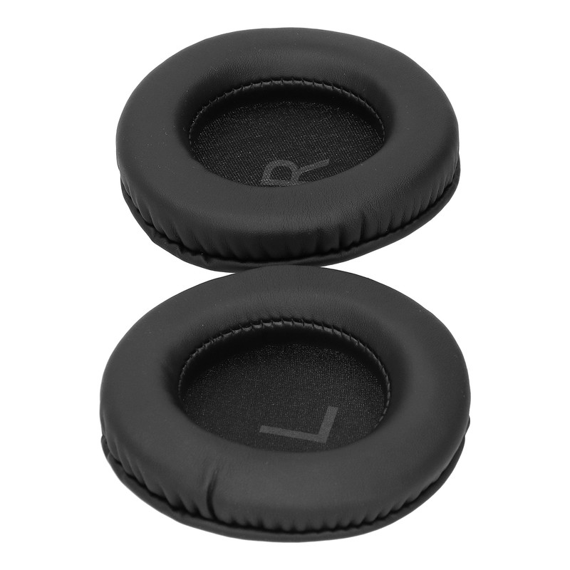 Universal Headphone Ear Cover Artificial Leather Foam Sleeve Round Earpad