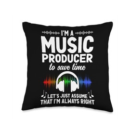 I'm A Music Producer Beat Maker Producer Music Production Throw Pillow