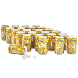 Zazers | Soda Can Fizzy Candy | Fizzy Orange Flavored Hard Candies | Novelty Candy | Kosher Candy | Gluten Free Candy | 24 x 0.42 oz (12g) Piece Bulk Candy Pack