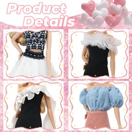 Dolls Clothes, Pack of 4 Clothes for Dolls, Doll Clothes, 30 cm Dolls, Fashion Dolls Clothing for 11.5 Inch Girls Dolls Girls