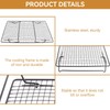 Cooling Rack, 16.9x11in Cooling Rack with Collapsible Folding Legs Iron