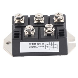 Diode Rectifier Power Module 3 Phase Bridge Rectifier 5 Terminals Copper Plate Heat Dissipation 1600V 160A