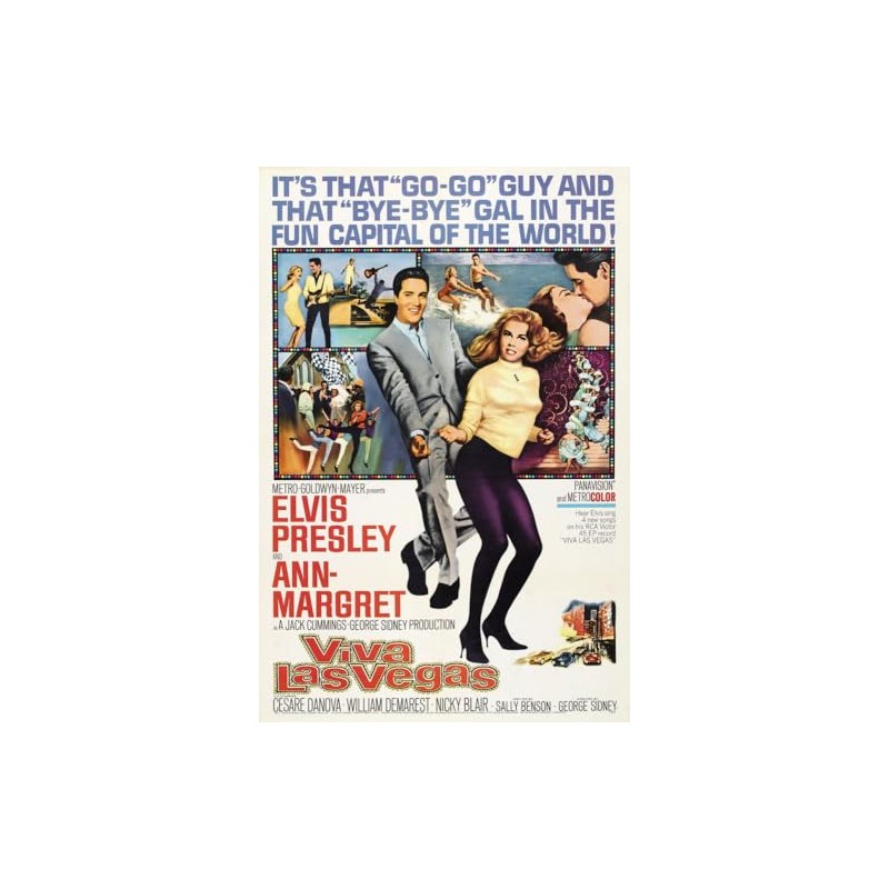 posters Viva Las Vegas Movie Elvis Ann-Margret - 24x36 in