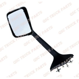 QSC Truck Parts Chrome Hood Mirror Right Passenger Side for International LT LT625 Trucks