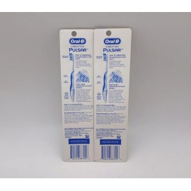 Oral-B Vibrating Pulsar Battery Operated Soft Bristle Toothbrush, 4 Pack