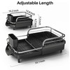 Dish Drying Rack, Expandable Dish Rack for Kitchen Counter, Stainless