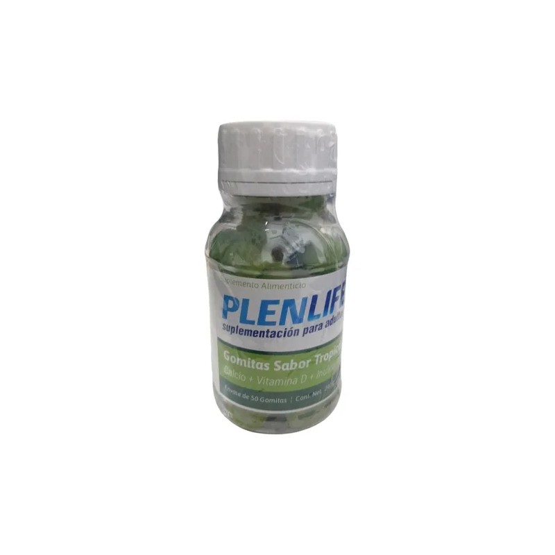 Plenlife Gomitas Calcio + Vit. D 50 Pzs. Plenlife Sabor