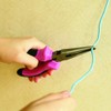 DEKO Pink Tool Set 110 Piece Household Tool Kit,Ladies Portable