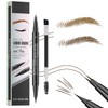 Eyebrow Pencil, 2-in-1 Double-ended Eye Brow Pen, Microblading Eyebrow Pen