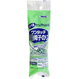 Asahipen One-Touch Resin, Acid-free Shoji Adhesive, 5.3 oz (150 g), No. 715, For Shoji Doors, Approximately 4 Sheets, With Guide Included, Mildew Repellent Agent, For Sick House Prevention, Made in Japan