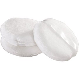 EZ Comforts Powder Puff Large 4 in. Velour Body Makeup Puff with Satin Ribbon / set of 3