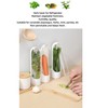 Ristpal 3Pack Herb Saver for Refrigerator for Cilantro, Parsley, Asparagus,
