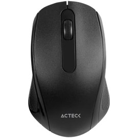 Mouse Inalambrico 2.4 Ghz Optimize MI240  Diseño Estandar de 1200 DPI s 2 Botones  1xBat AA Incluida Negro Essential Series