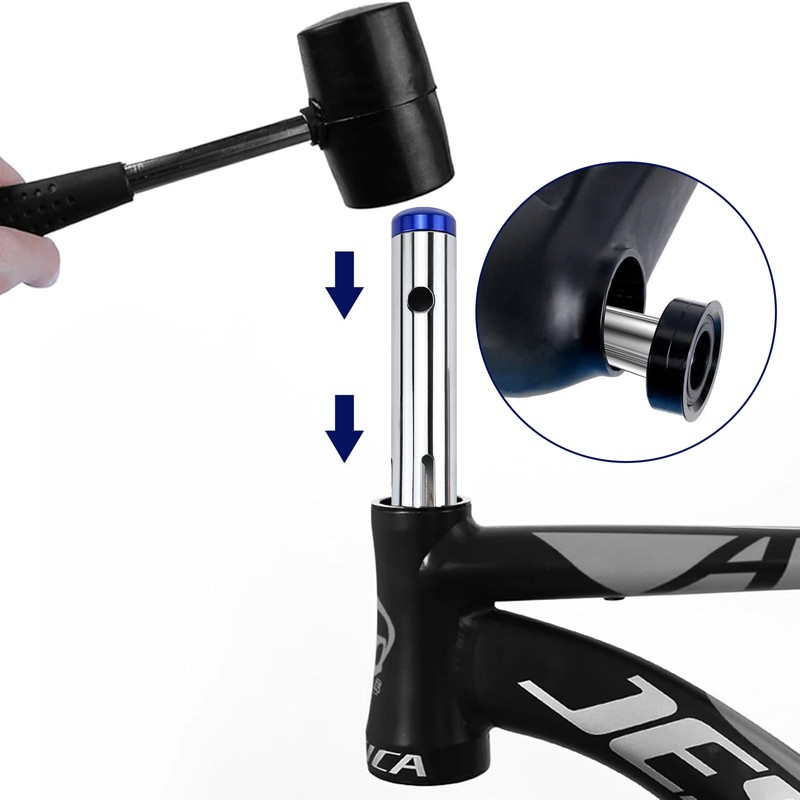 FSWWSF Pressfit Tool, Bicycle Press-Fit Bearing Shells Extractor, Tool Rubber