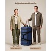 Fanwoli 100L Rolling Duffel Bag with Wheels, Durable Travel Duffel
