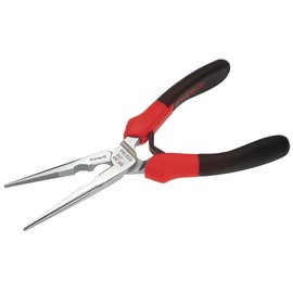 Facom 1/2 185 a.20cpe Round Nose Pliers, 200 mm, Red/Black
