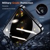 Fotbor for iPhone 16e/14/13/ 13 Pro Privacy Screen Protector, 2