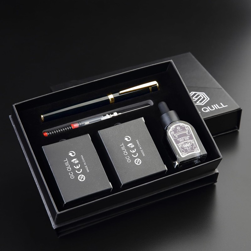 GC QUILL Fountain Pen Set, Elegant Executive Fine Nib Pen