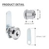 Uenhoy 6 Pack Cam Locks, Keyed Alike - 3/4" (20mm)