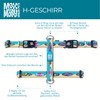 Max & Molly H-Harness – Blue Ocean, XS.