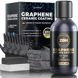 20H Nano Graphene Ceramic Coating for Cars, UV Tracing, 70 ml Kit