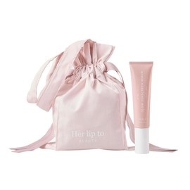 (Her lip to Beauty) Glow Sunscreen Serum Set, Gift Drawstring Included, Serum Base, Sunscreen Base SPF50+, PA++++, Cosmetics Tone Up, 1.2 fl oz (35 ml)