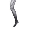 L'eggs Women's Diamond Tight, Black, Large