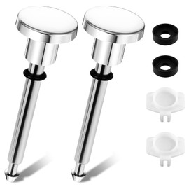 2-Pack Tub Spout Diverters Repair Kit - Chrome-Plated Leak-Proof Replacement for Bathtub Faucets, Shower Diverter Repair Kit,Bathroom Shower Bathtub Leaky Faucet Repair Replacement Parts