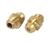 uxcell M6 x 5mm Male Thread Brass Straight Grease Nipples