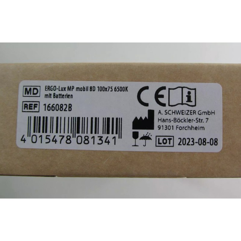 SCHWEIZER ERGO-LUX MP 3X 6500K LIGHTED MOBILE POCKET MAGNIFIER LOW
