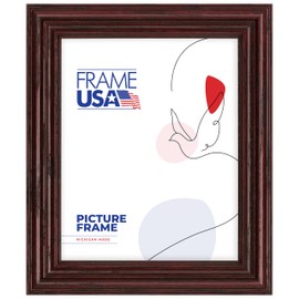 Frame USA 16x20 Picture Frame, Red, Grande Series, Wall Hanging Frame with High Clarity Plexiglass