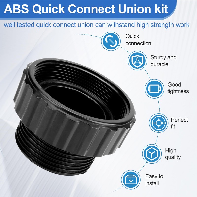 SP1500UNPAK2 Socket Quick Connect Union for Hayward Pool Pump and