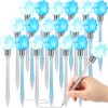 Tatuo Winter Snowflake Pens Christmas LED Flashing Pens Black Ink