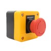 CGEAMDY Waterproof Emergency Off Pressure Switch, Mushroom Emergency Off Switch