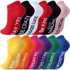 Mepase 12 Pairs Inspirational Athletic Running Socks Golf Low Cut