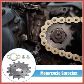 ACROPIX 1 Set 520 Style 14 Teeth 20mm ID Motorcycle Front Engine Sprocket Fit for 50cc 70cc 110cc 125cc Motorcycle Dirt Pit Bike Mini Bike ATV Car Parts