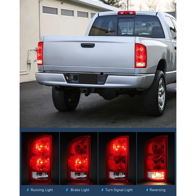 Nilight Taillight Assembly Compatible with 2002 2003 2004 2005 2006