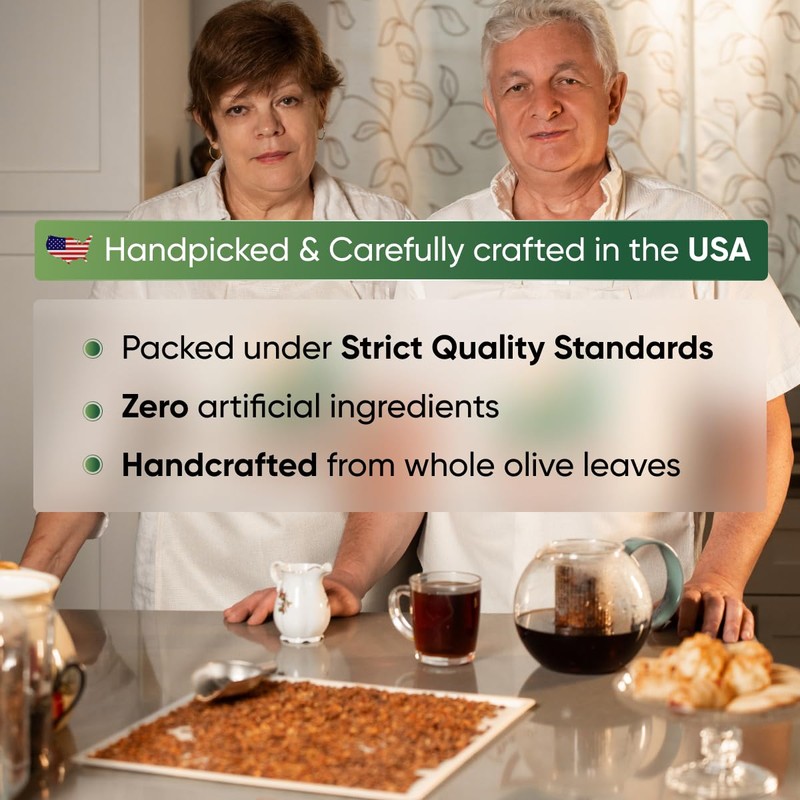 Olive Leaf Loose Tea – 8oz Size (Premium Dried Olive