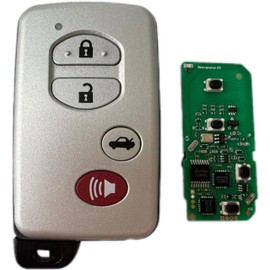 Smart Key for Toyota Camry Corolla Avalon 2006-2012, YIKEBALOG 4-Button Remote Key Fob for HYQ14AAB 271451-0140 89904-33181 314.3mhz/4D