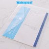 ASelected 40Pcs A5 Plastic Wallets Clear, Document Plastic Wallets, Plastic