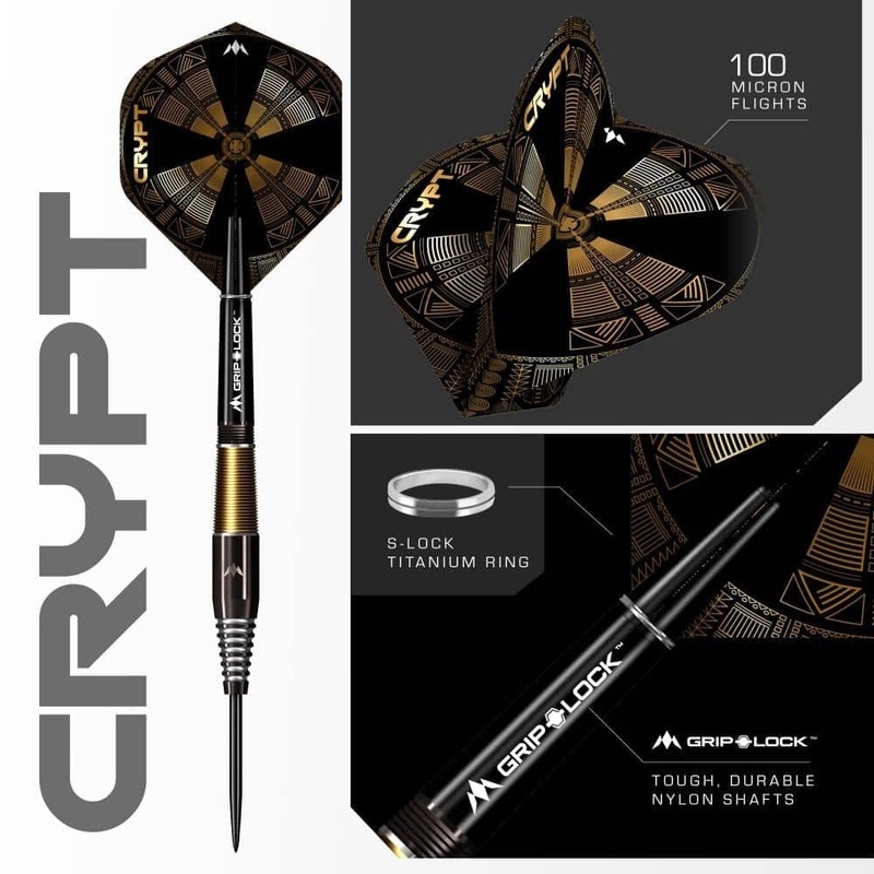 Mission Darts D1598 Crypt | Darts Set with Premium 90%