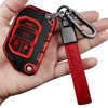 Sindeda for Jeep Key Fob Cover with Keychain Soft Full