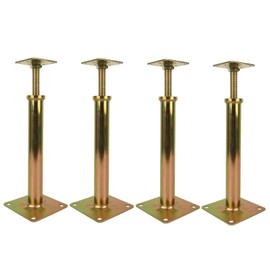 Adjustable House Floor Jacks for Leveling, Floor Support Stands Post Pole, Total 8818 lb Max Height Capacity, 11.6 in -16 in Height Range(4 Pack)