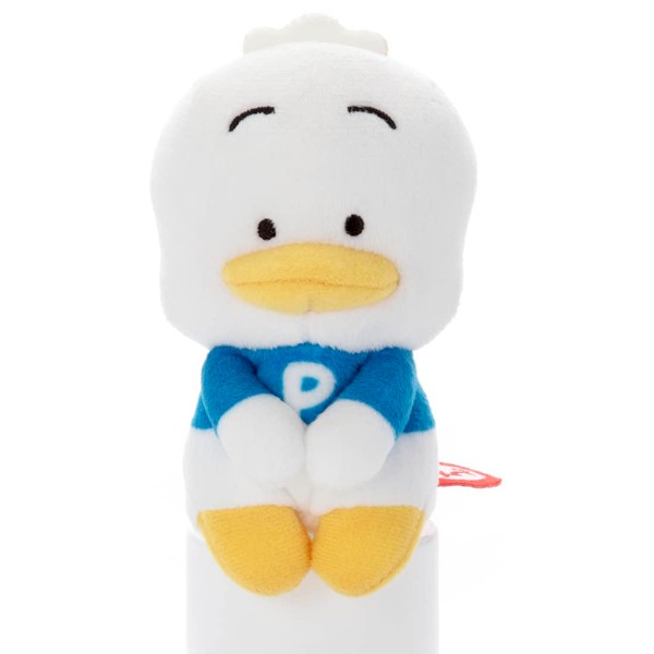 Sanrio Characters Chokkori-san Duck Peckle Plush Toy, Height Approx. 4.7