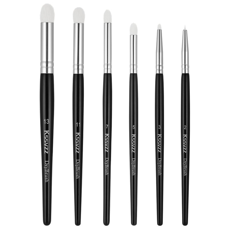 Kssvzz Dry Brush Miniature Painting Set, 6 Size Masterclass Drybrush