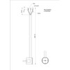 Textile Cable with Schuko Plug (Angled Plug Made of Duroplast: