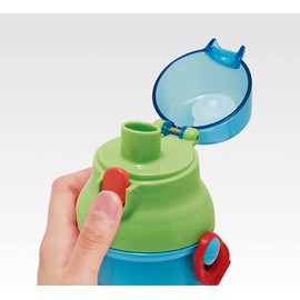 Skater PSB5SANAG-A Children's Plastic Water Bottle, 16.9 fl oz (480 ml), Silver Ion, Ag+ Antibacterial, Maizen Sisters