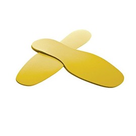 Poron Full Length Insoles | 100% Shock Absorbing | XRD Yellow (Extreme Impact Protection)