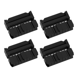 ECSiNG 50pcs 16 Pin IDC Cable Assembly Connector Socket 2.54mm Pitch IDC Female for Connection Cable Electronic Projects Integrated Circuit Boards